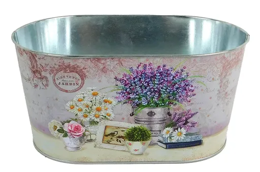 MAKRO - Kvetináč dekoračný ovál 22,5x14x11,5cm