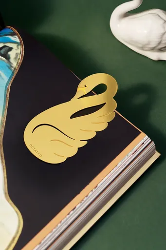 Záložka do knihy Octaevo Swan 5 x 10 cm