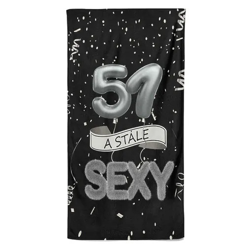 Osuška Stále sexy – čierna (vek: 51)