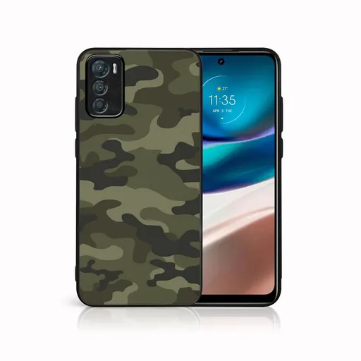 MY ART Ochranný kryt pre Motorola Moto G42 GREEN CAMO (235)