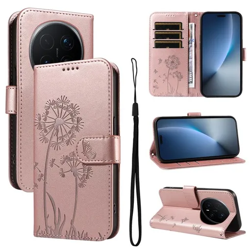 ART DANDELION Peňaženkové puzdro pre Honor Magic8 Pro ružové