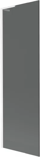 MEXEN/S - Next L vaňová zástena FIX 60 x 150, grafit, biela 895-060-000-03-40-20
