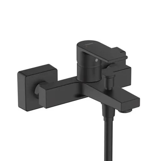 Vaňová batéria Hansgrohe Vernis Shape bez sprchového setu 150 mm čierny mat 71450670