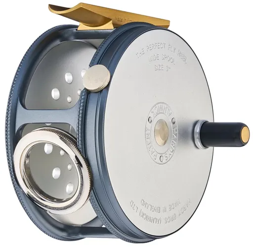 Hardy navijak 1921 wide spool perfect fly reel ľavoruký 3 1/2