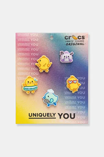 Odznaky na topánky Crocs Chicks Having Fun 5 Pack 5-pak