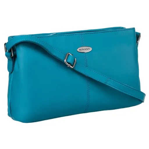 Malá, kožená dámska messenger taška - Rovicky