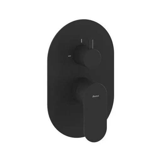 Ravak Eleganta sprchová a vaňová batéria bez podomietkového telesa čierna matná X070301