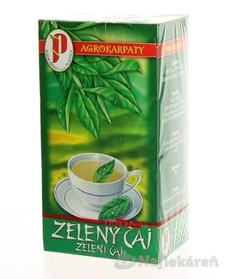 AGROKARPATY ZELENÝ ČAJ, 20x1,5 g