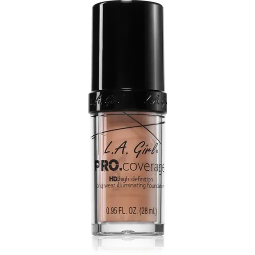 L.A. Girl Cosmetics PRO. Coverage rozjasňujúci tekutý make-up odtieň Porcelain 28 ml