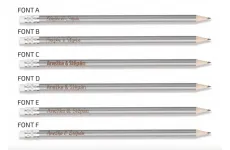 Grafitová ceruzka šedá s vlastným nápisom