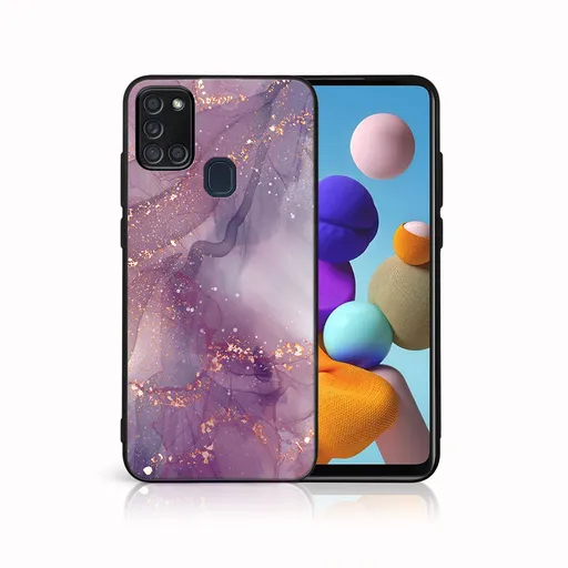MY ART Ochranný obal pre Samsung Galaxy A21s PURPLE (148)