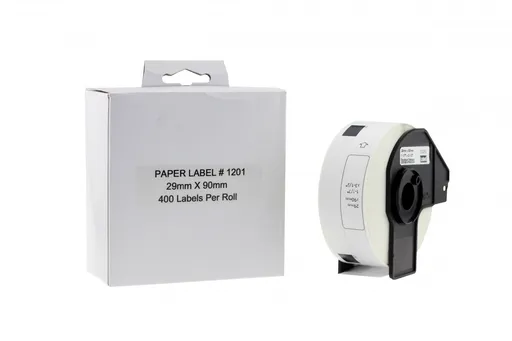 Brother DK-11201, 29mm x 90mm, kompatibilná role etikiet, 400 etiket