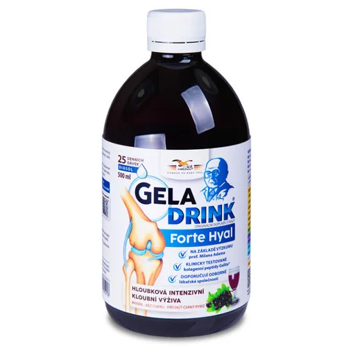 GELADRINK Forte Hyal biosol čierne ríbezle 500 ml