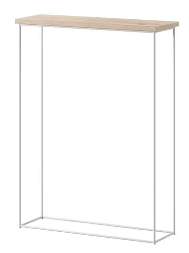 ArtAdrk Príručný stolík SILI | biele nohy Farba: Dub artisan