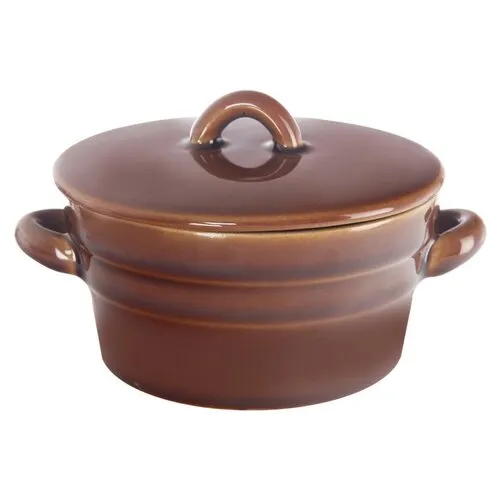 Orion Hrniec keramický na masť s vekom 0,34 l