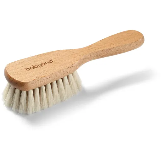 BabyOno Take Care Brush with Natural Bristles kefa na vlasy pre deti od narodenia 1 ks
