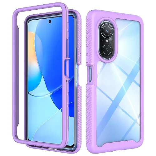 DUAL Obojstranný kryt pre Huawei Nova 9 SE fialový