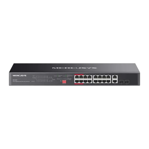 Mercusys MS120GP 20xGb desktop switch(16xPOE+)