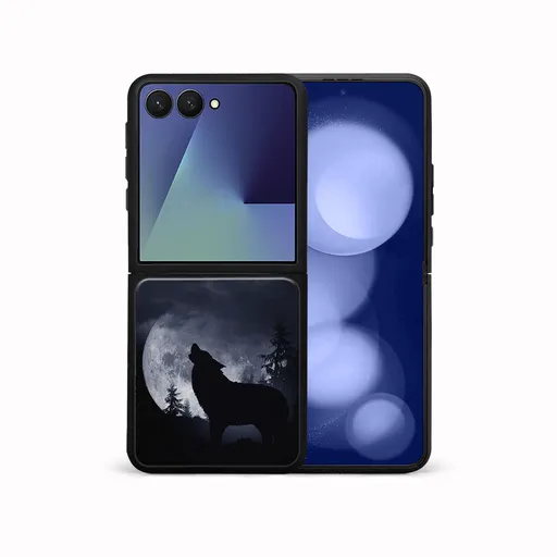 MY ART Ochranný kryt pre Samsung Galaxy Z Flip7 5G WOLF (247)