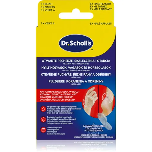 Scholl Dr. Scholl's Blister Plasters vodoodolná náplasť na pľuzgiere na pätách 5 ks