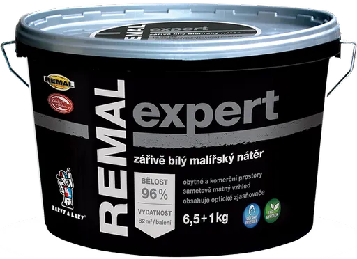 REMAL EXPERT - Snehobiela interiérová farba 1 kg biela