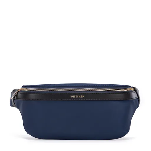 Damska nerka z nylonu granatowa 99-3Y-105-7