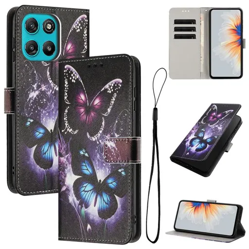 ART Peňaženkový kryt pre Motorola Moto G57 Power BUTTERFLIES
