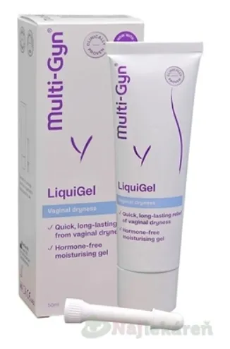 MULTI-GYN LIQUIGEL vaginálny lubrikačný gél na odstránenie suchosti pošvy 50ml