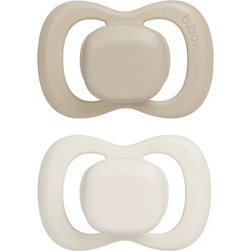 B.Box Natural Rubber 0-6m cumlík Vanilla/Latte 2 ks