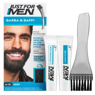 Just For Men Moustache & Beard Color farba na fúzy M55 Black