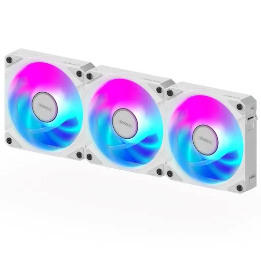 GIGABYTE ventilátor AORUS EZ CHAIN FAN ICE 3-PACK, 3x120mm, biela
