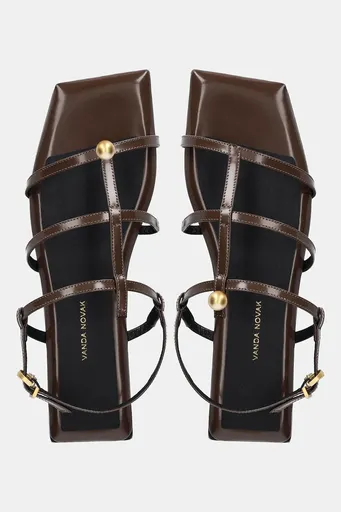 Kožené sandále Vanda Novak Bianca