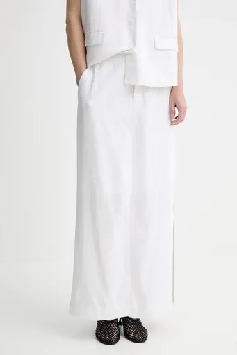 Sukňa s prímesou ľanu Gestuz