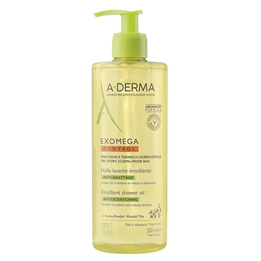 A-DERMA Exomega Control Zvláčňujúci sprchový olej 500 ml