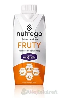 nutrego FRUTY černý rybíz 12x330ml