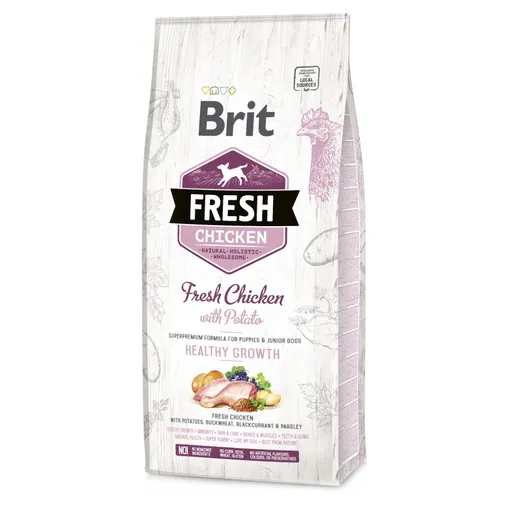 BRIT Fresh Chicken with Potato Puppy Healthy Growth granule šteňa, Hmotnosť balenia: 12 kg