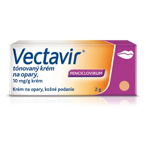 VECTAVIR Tónovaný krém na opary 2 g