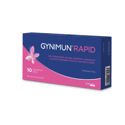 GYNIMUN Rapid 10 vaginálnych čapíkov