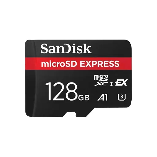 SanDisk micro SDXC karta 128 GB Express (880/480 MB/s, A1, UHS-I, U3)