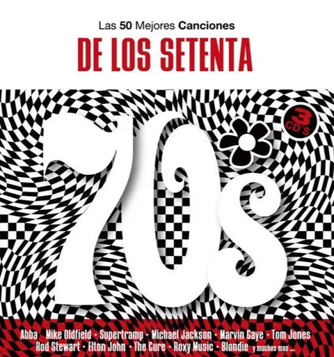 Various Artists, SUS 50 MEJORES CANCIONES DE LOS 70, CD