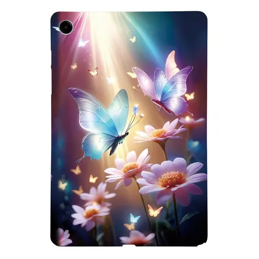 ART TPU Ochranný kryt pre Samsung Galaxy Tab A11+ BUTTERFLY FLORAL