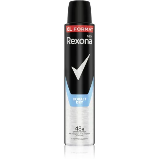 Rexona Men Cobalt Dry antiperspirant v spreji pre mužov XL Cobalt Dry 200 ml