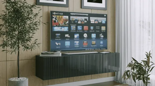 ArtExt Závesný TV stolík JOY | 150 cm Farba: Čierny lesk (drážky)