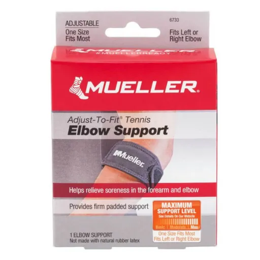MUELLER Adjust-to-fit Tennis Elbow Support Pásik na tenisový lakeť 1 kus