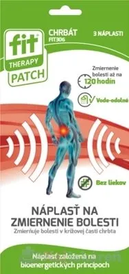 FIT THERAPY Patch CHRBÁT náplasť na bolesť 3 ks
