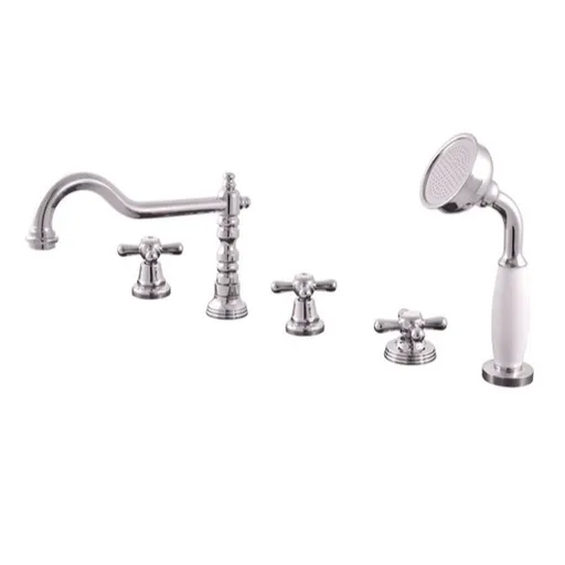 Vaňová batéria RAV Slezák MORAVA so sprchovacím setom chróm MK164.5P