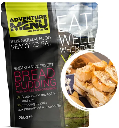 Adventure menu žemľovka s jablkami a škoricou