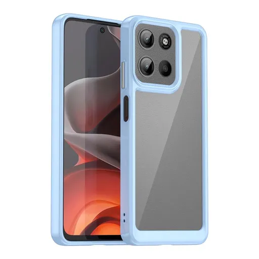 CRYSTAL Ochranný kryt pre Motorola Moto G15 / G15 Power modrý