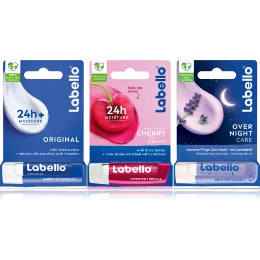 Labello Lip Care balzam na pery výhodné balenie