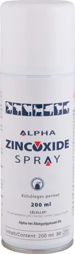 Alpha Zincoxide spray na ochranu poranenej pokožky pre zvieratá 200ml